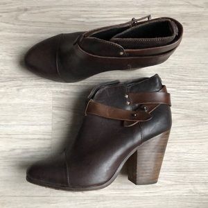 Rag & Bone Brown Leather Ankle Boots